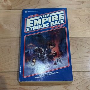 3/$40 - Star Wars: The Empire Strikes Back vintage paperback Donald F Glut 1989